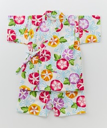 くろわっさんすべべ（クロワッサンスベベ）の「キッズ 甚平 日本製生地 綿100％ ベビー 和柄 夏祭り 花火大会（浴衣）」