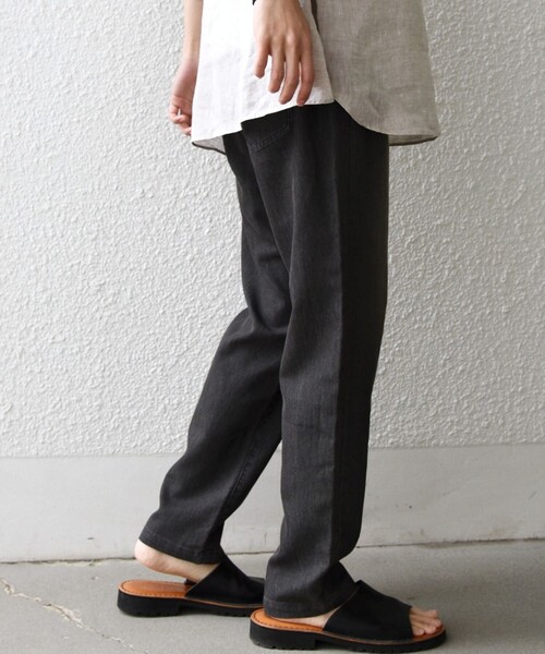 SHIPS any（シップス エニィ）の「SHIPS any: ライト メッシュ デニム テーパード パンツ (セットアップ対応)◆（デニムパンツ・メンズ・ブルー/チャコールグレー/ネイビー・X-LARGE/LARGE/MEDIUM/SMALL）」の11枚目の写真