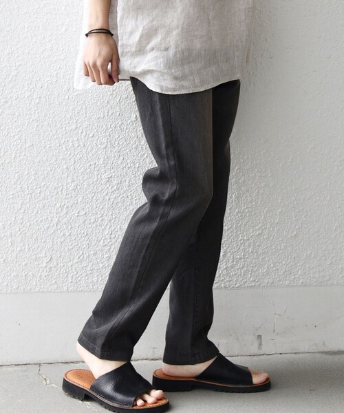 SHIPS any（シップス エニィ）の「SHIPS any: ライト メッシュ デニム テーパード パンツ (セットアップ対応)◆（デニムパンツ・メンズ・ブルー/チャコールグレー/ネイビー・X-LARGE/LARGE/MEDIUM/SMALL）」の12枚目の写真