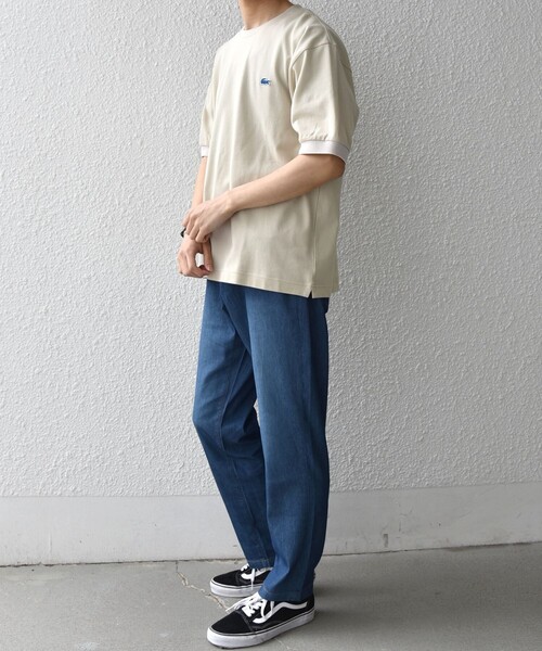 SHIPS any（シップス エニィ）の「SHIPS any: ライト メッシュ デニム テーパード パンツ (セットアップ対応)◆（デニムパンツ・メンズ・ブルー/チャコールグレー/ネイビー・X-LARGE/LARGE/MEDIUM/SMALL）」の13枚目の写真