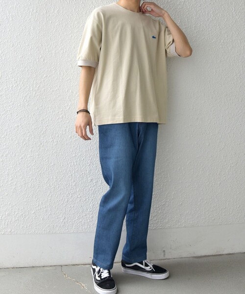 SHIPS any（シップス エニィ）の「SHIPS any: ライト メッシュ デニム テーパード パンツ (セットアップ対応)◆（デニムパンツ・メンズ・ブルー/チャコールグレー/ネイビー・X-LARGE/LARGE/MEDIUM/SMALL）」の14枚目の写真