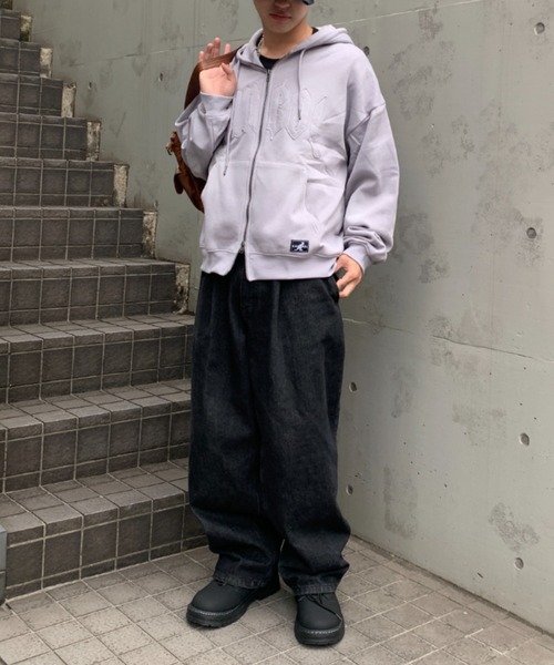 link lot（リンクロット）の「プラットフォームワークブーツ（ブーツ・メンズ・ブラック/ベージュ・M/L）」の19枚目の写真