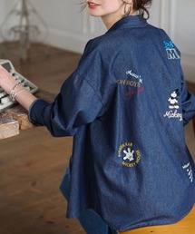 Disney（ディズニー）の「＜Ｄｉｓｎｅｙ＞【ミッキー】デニムシャツ（デニムジャケット）」