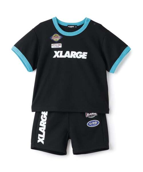 XLARGE キッズ服 5点セット セール】XLARGEメッシュユニフォームセットアップ（セットアップ