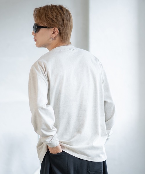 En serio TOKYO(エンソリオトーキョー)の「【SIDEWAYSTANCE】モノグラムベア長袖Tシャツ 70429(Tシャツ/カットソー・メンズ・ブラック/オートミール/ホワイト・MEDIUM/LARGE/SMALL/X-LARGE)」の9枚目の写真