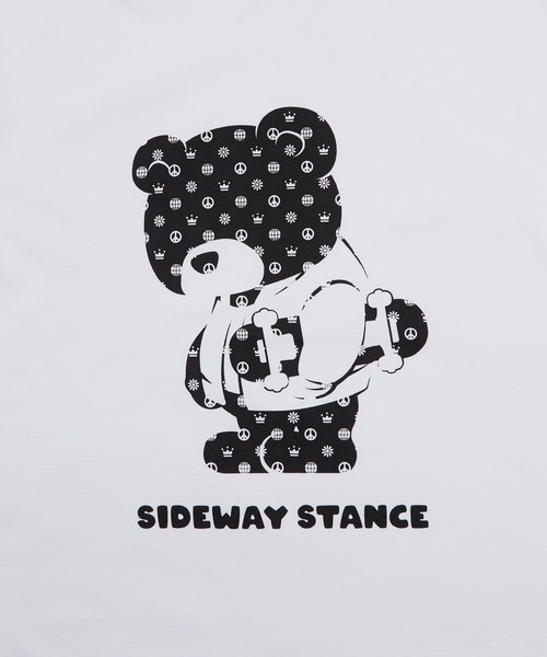 En serio TOKYO(エンソリオトーキョー)の「【SIDEWAYSTANCE】モノグラムベア長袖Tシャツ 70429(Tシャツ/カットソー・メンズ・ブラック/オートミール/ホワイト・MEDIUM/LARGE/SMALL/X-LARGE)」の6枚目の写真