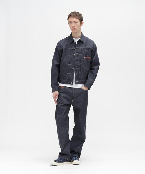 AVIREX(アヴィレックス)の「AVIREX HERITAGE DENIM Type-1 JACKET "LEATHER" / アヴィレックス ヘリテージデニム タイプワンジャケット レザー(デニムジャケット・メンズ・ブラウン・36/44/42/40/38)」の7枚目の写真