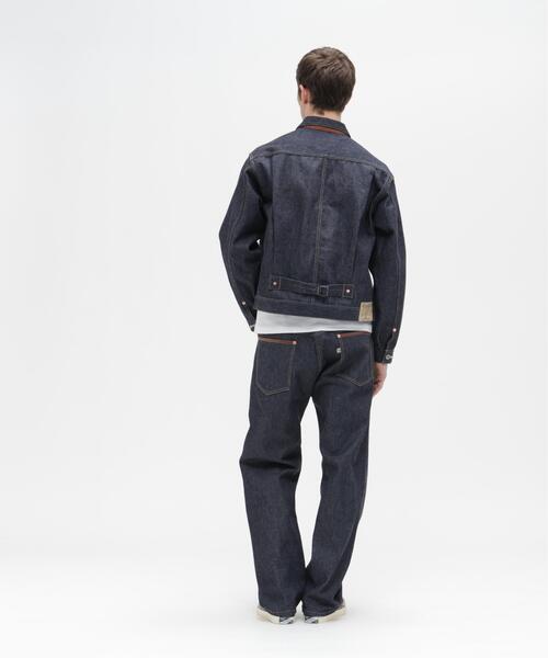 AVIREX(アヴィレックス)の「AVIREX HERITAGE DENIM Type-1 JACKET "LEATHER" / アヴィレックス ヘリテージデニム タイプワンジャケット レザー(デニムジャケット・メンズ・ブラウン・36/44/42/40/38)」の8枚目の写真