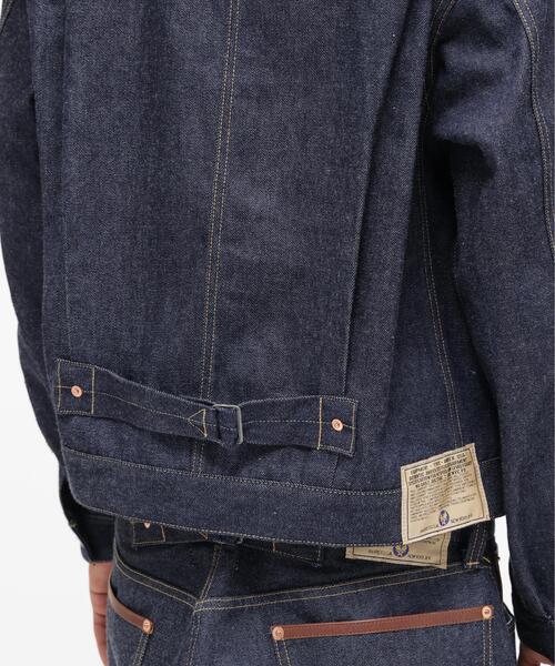 AVIREX(アヴィレックス)の「AVIREX HERITAGE DENIM Type-1 JACKET "LEATHER" / アヴィレックス ヘリテージデニム タイプワンジャケット レザー(デニムジャケット・メンズ・ブラウン・36/44/42/40/38)」の13枚目の写真