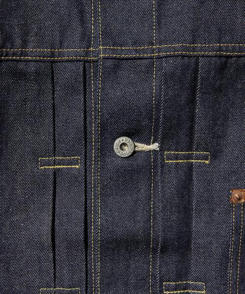 AVIREX(アヴィレックス)の「AVIREX HERITAGE DENIM Type-1 JACKET "LEATHER" / アヴィレックス ヘリテージデニム タイプワンジャケット レザー(デニムジャケット・メンズ・ブラウン・36/44/42/40/38)」の20枚目の写真