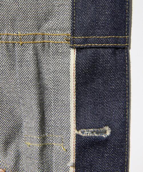AVIREX(アヴィレックス)の「AVIREX HERITAGE DENIM Type-1 JACKET "LEATHER" / アヴィレックス ヘリテージデニム タイプワンジャケット レザー(デニムジャケット・メンズ・ブラウン・36/44/42/40/38)」の21枚目の写真