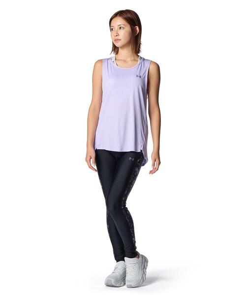 UNDER ARMOUR(アンダーアーマー)の「UAブラタンク(トレーニング/レディース)(タンクトップ・レディース・パープル系・XL/L/M/S)」の3枚目の写真