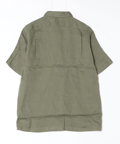 POLO RALPH LAUREN(ポロ ラルフ ローレン)の「クラシック フィット リネン キャンプ シャツ(シャツ/ブラウス・メンズ・グリーン・L/M/S/XS/XL/XXL)」の8枚目の写真
