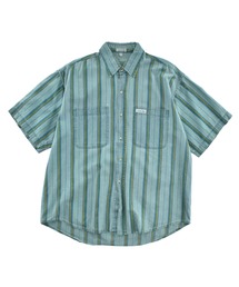 Calvin Klein | 【USED】90’s Calvin Klein ストライプ ハーフスリーブ シャツ(シャツ/ブラウス)