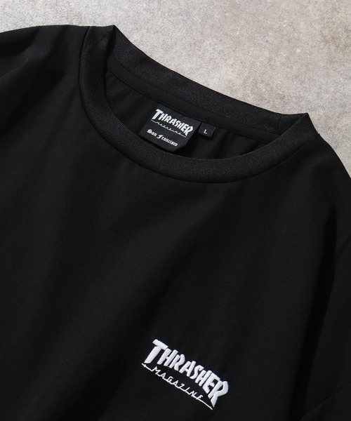 THRASHER(スラッシャー)の「【THRASHER/スラッシャー】接触冷感 ドローコード付き 半袖Tシャツ(Tシャツ/カットソー・メンズ・ブラック/グレイッシュベージュ/ブラウン・XL/L/M)」の9枚目の写真