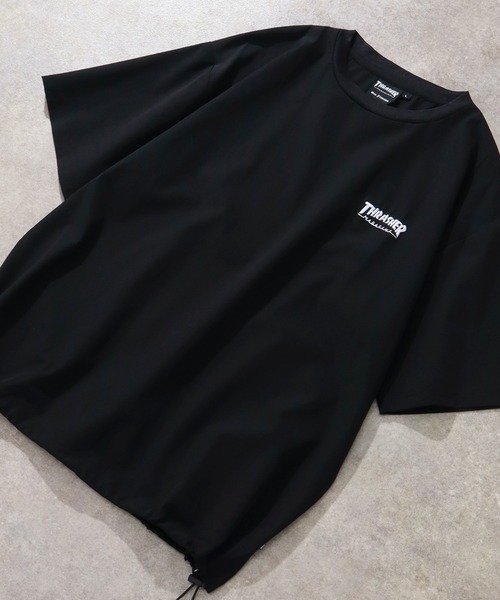 THRASHER(スラッシャー)の「【THRASHER/スラッシャー】接触冷感 ドローコード付き 半袖Tシャツ(Tシャツ/カットソー・メンズ・ブラック/グレイッシュベージュ/ブラウン・XL/L/M)」の8枚目の写真