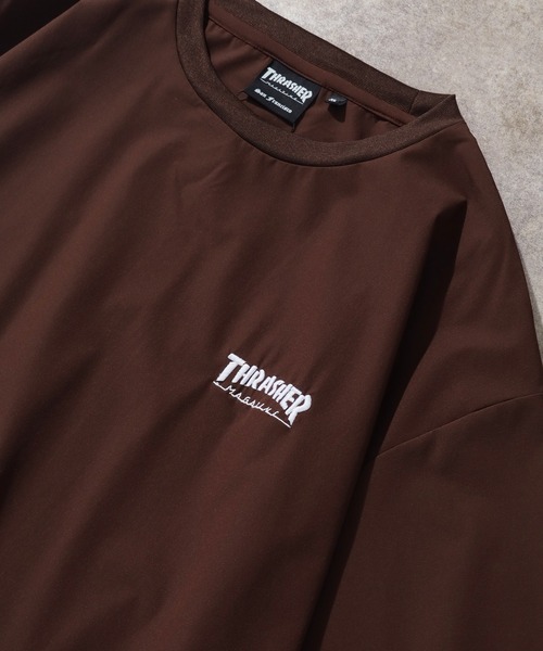 THRASHER(スラッシャー)の「【THRASHER/スラッシャー】接触冷感 ドローコード付き 半袖Tシャツ(Tシャツ/カットソー・メンズ・ブラック/グレイッシュベージュ/ブラウン・XL/L/M)」の7枚目の写真