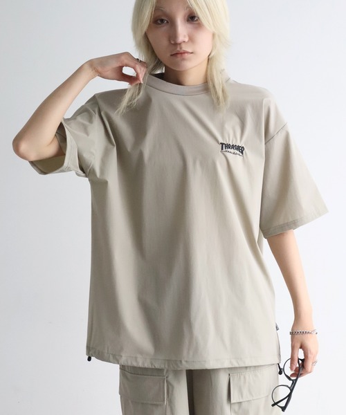 THRASHER(スラッシャー)の「【THRASHER/スラッシャー】接触冷感 ドローコード付き 半袖Tシャツ(Tシャツ/カットソー・メンズ・ブラック/グレイッシュベージュ/ブラウン・XL/L/M)」の16枚目の写真