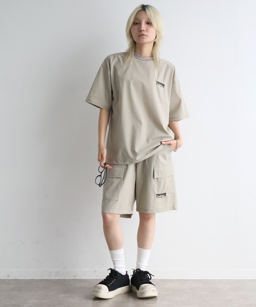 THRASHER(スラッシャー)の「【THRASHER/スラッシャー】接触冷感 ドローコード付き 半袖Tシャツ(Tシャツ/カットソー・メンズ・ブラック/グレイッシュベージュ/ブラウン・XL/L/M)」の19枚目の写真