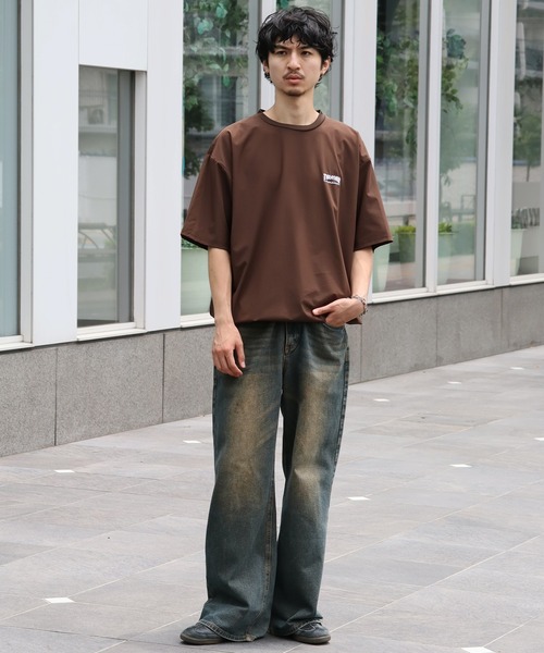 THRASHER(スラッシャー)の「【THRASHER/スラッシャー】接触冷感 ドローコード付き 半袖Tシャツ(Tシャツ/カットソー・メンズ・ブラック/グレイッシュベージュ/ブラウン・XL/L/M)」の14枚目の写真