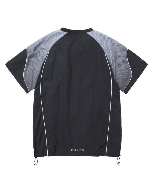 PHYPS MOTORCYCLE(フィップスモーターサイクル)の「Speed Track Nylon T-Shirt Solid Black(Tシャツ/カットソー・レディース・その他・SMALL/MEDIUM/LARGE/X-LARGE)」の2枚目の写真