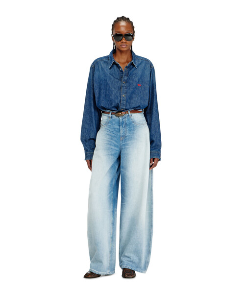 DIESEL（ディーゼル）の「ウィメンズ デニムパンツ 1987 D-KHELZ-B-S1（デニムパンツ・レディース・ライトインディゴブルー・28inch/24inch/26inch）」の3枚目の写真