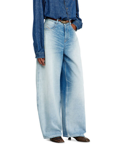 DIESEL（ディーゼル）の「ウィメンズ デニムパンツ 1987 D-KHELZ-B-S1（デニムパンツ・レディース・ライトインディゴブルー・28inch/24inch/26inch）」の6枚目の写真