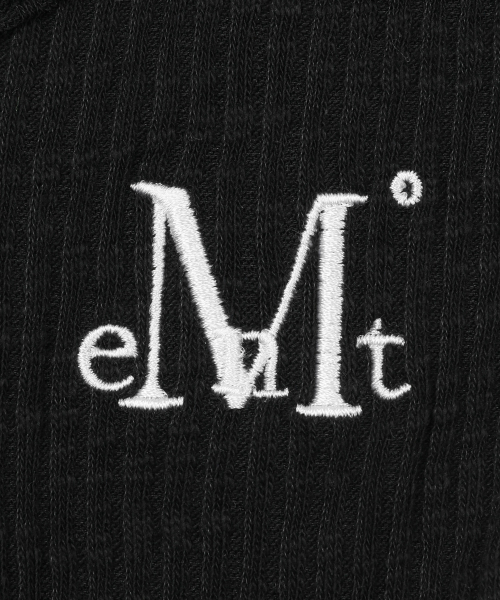MUCENT(ムセント)の「サロンアイレットレースアップゴルフリブスリムフィット半袖Tシャツ(3カラー)(Tシャツ/カットソー・レディース・ホワイト/グレー系カモフラージュ/ブラック・FREE)」の14枚目の写真