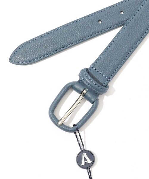 Anderson's(アンダーソンズ)の「Anderson’s 革巻きバックル シュリンクレザーベルト(ベルト・メンズ・グリーン/ブルー・85/39/41.5)」の3枚目の写真