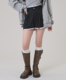 フリルレイヤードショートパンツ