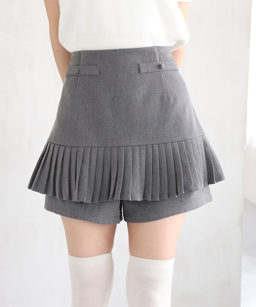SMサイズ展開あり】細プリーツスカパン(スカート)|one after SMサイズ展開あり】細プリーツスカパン(スカート)|one after