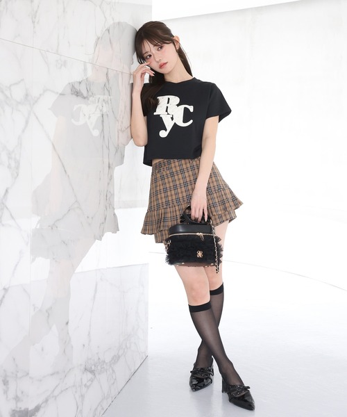 one after another NICE CLAUP（ワンアフターアナザーナイスクラップ）の「【SMサイズ展開あり】細プリーツスカパン（スカート・レディース・ベージュ系その他/ブラック/アイボリー/チャコールグレー・MEDIUM/SMALL）」の5枚目の写真