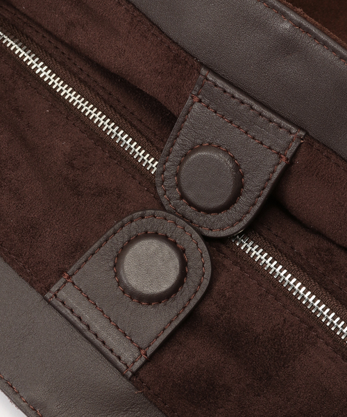 LOW CLASSIC(ロウ クラシック)の「【LOW CLASSIC/ロウ クラシック】 HARICOT BAG(クラッチバッグ・レディース・ブラウン・FREE)」の8枚目の写真
