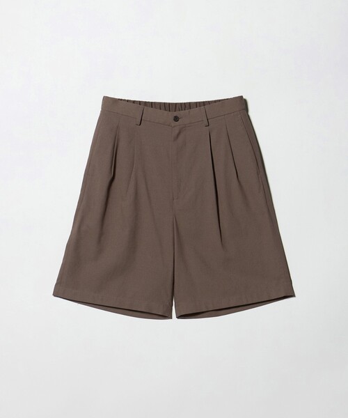 green label relaxing(グリーンレーベルリラクシング)の「TR 和紙 2プリーツ ショート パンツ ショーツ(その他パンツ・メンズ・ダークグレー/モカ・L/M/XL/S)」の17枚目の写真