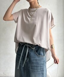 【WEB限定】シフォン切替トップス