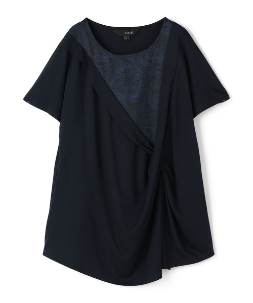 ATSURO TAYAMA(アツロウタヤマ)の「異素材レイヤードプルオーバートップス(Tシャツ/カットソー・レディース・ブラック・M/L)」の13枚目の写真