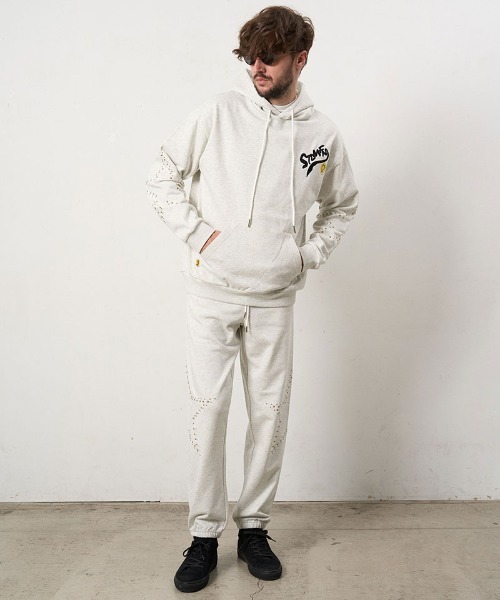 STUD MUFFIN(スタッドマフィン)の「mp15048- ヘビーオンス裏毛パイル ビックスタースタッズスエットパンツ(624-06294)(スウェットパンツ・メンズ・アッシュ/ブラック/ベージュ・4/3/2)」の14枚目の写真