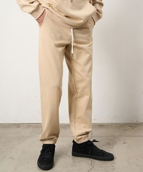 STUD MUFFIN(スタッドマフィン)の「mp15048- ヘビーオンス裏毛パイル ビックスタースタッズスエットパンツ(624-06294)(スウェットパンツ・メンズ・アッシュ/ブラック/ベージュ・4/3/2)」の16枚目の写真