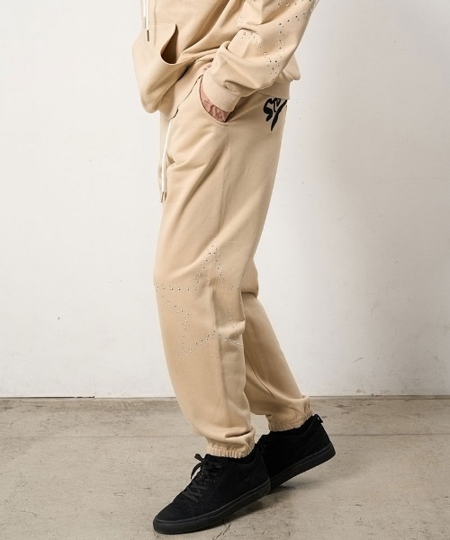 STUD MUFFIN(スタッドマフィン)の「mp15048- ヘビーオンス裏毛パイル ビックスタースタッズスエットパンツ(624-06294)(スウェットパンツ・メンズ・アッシュ/ブラック/ベージュ・4/3/2)」の17枚目の写真