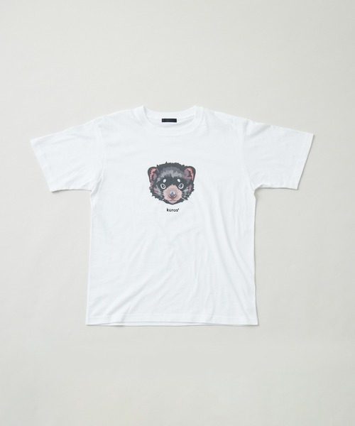 kuros'(クロス)の「【kuros'オリジナル】タスマルface Tee 男女兼用(Tシャツ/カットソー・メンズ・ホワイト・MEDIUM/LARGE/X-LARGE)」の11枚目の写真