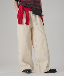 STUDS DOUBLE KNEE TWILL PANTS / スタッズダブルニーツイルパンツ