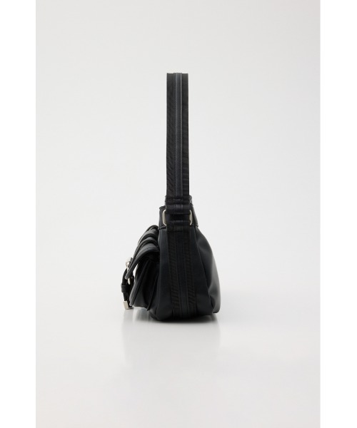 SLY(スライ)の「FRONT BUCKLE HOBO BAG フロントバックルホーボーバッグ(ハンドバッグ・レディース・ブラウン/ネイビー/ブラック・FREE)」の4枚目の写真