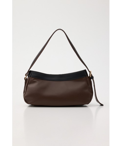 SLY(スライ)の「FRONT BUCKLE HOBO BAG フロントバックルホーボーバッグ(ハンドバッグ・レディース・ブラウン/ネイビー/ブラック・FREE)」の8枚目の写真