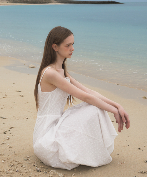 DEHEVE（デヘヴェ）の「Floral Jacquard Dress [Ivory]（ワンピース・レディース・アイボリー・OS）」の15枚目の写真