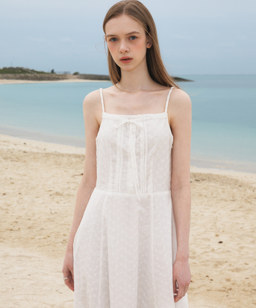 DEHEVE（デヘヴェ）の「Floral Jacquard Dress [Ivory]（ワンピース・レディース・アイボリー・OS）」の6枚目の写真