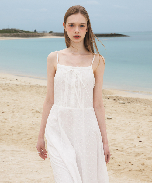 DEHEVE（デヘヴェ）の「Floral Jacquard Dress [Ivory]（ワンピース・レディース・アイボリー・OS）」の7枚目の写真