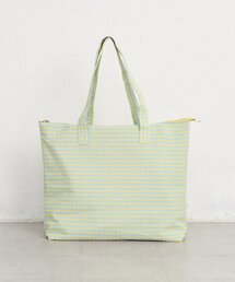 ポーチ付きギンガムトートBAG