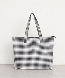 ポーチ付きギンガムトートBAG