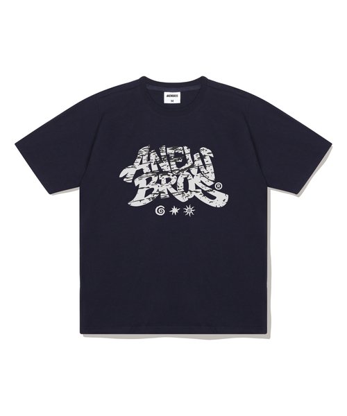 ANEWBROS（アニュブロス）の「ストリートグラフィックオーバーサイズ半袖Tシャツ4カラー[ANSE_2004]（Tシャツ/カットソー・レディース・ライトグレー/ブラック/ホワイト/ネイビー・SMALL/MEDIUM/LARGE/X-LARGE）」の4枚目の写真