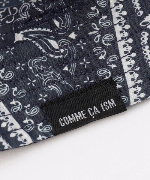 COMME CA ISM(コムサイズム)の「【リバーシブル】バンダナ柄プリントハット(ハット・キッズ・ネイビー/ベージュ・54cm/56cm)」の4枚目の写真